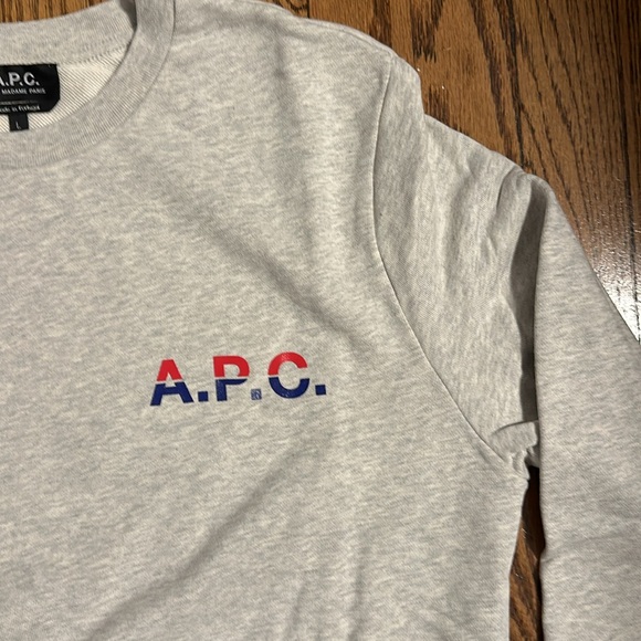A.P.C. Crewneck Sweatshirt with Logo - Picture 3 of 6
